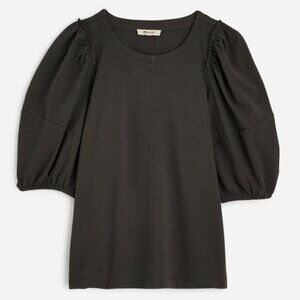 Madewell Puff-Sleeve Tee | Size M